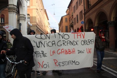 No Tav corteo a Bologna