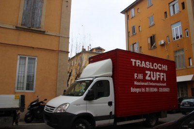 Camion traslochi per lo sgombero
