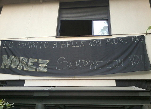 La rage "Lo spirito ribelle non muore mai. Morez sempre con noi"