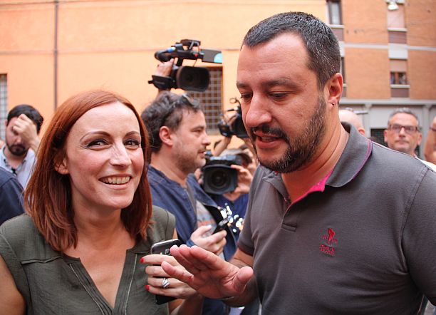 salvini borgonzoni bologna